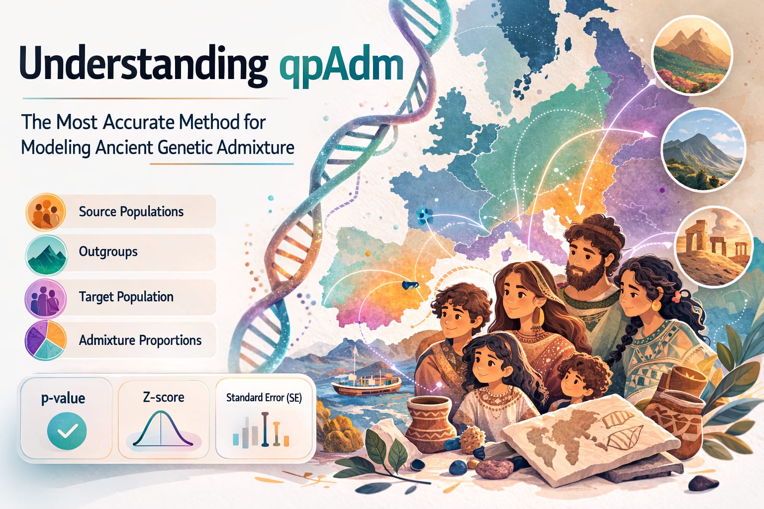 Understanding qpAdm: how to read a formal admixture model